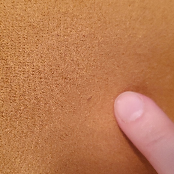 Luna Moon yellow suede moto jacket, women size Small Oversized. - Picture 8 of 10